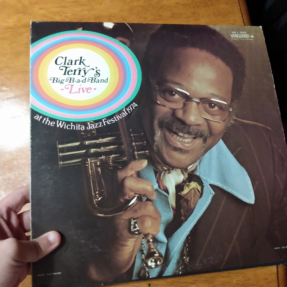 Clark Terry's Big B-a-d Band Live Vinyl Record